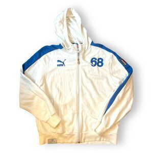 Puma Football Archives Italia 1968 Champions Track Jacket White Blue Size L